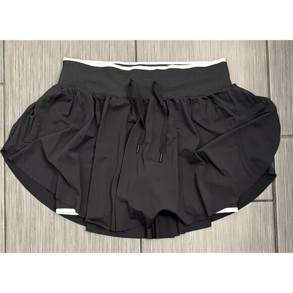 All In Motion Women’s Blsck Seamless Skort Size Medium Elastic Waist Stretch - Picture 1 of 5
